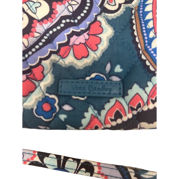 Vera Bradley Womens Cotton Wristlet Wallet Patterned Zipper Closure - Picture 3 of 5